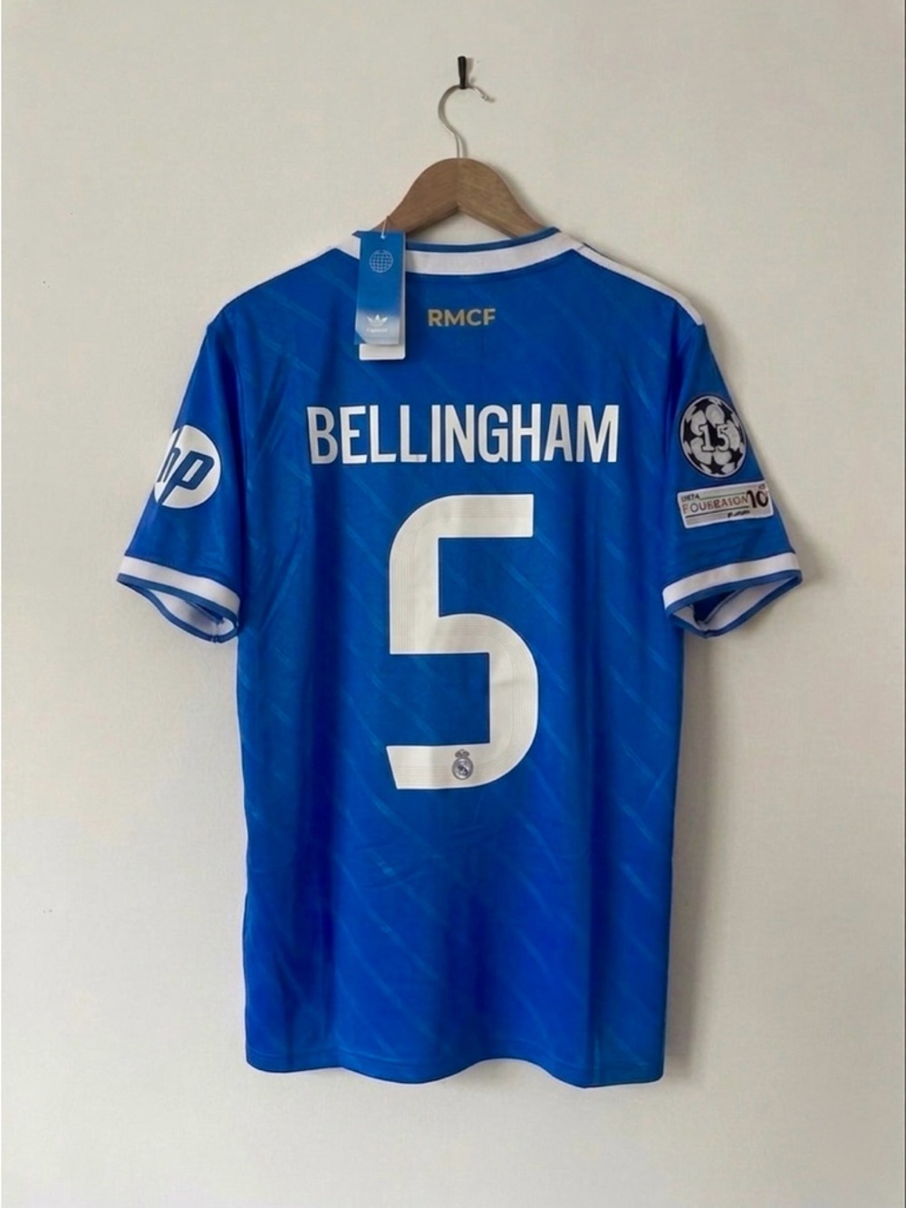 Bellingham #5 Real Madrid 25/26 Third Jersey Fan Version Size Medium